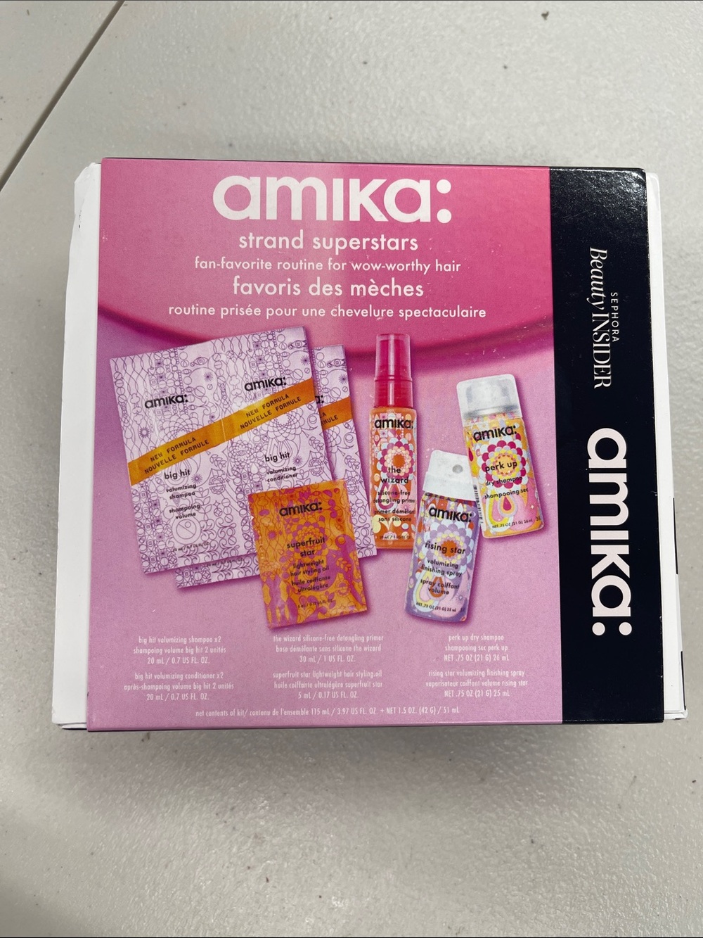 amika Sephora Beauty Insider strand superstars